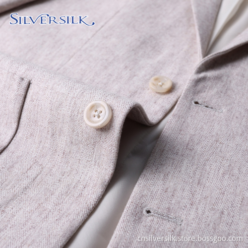 British Wool Polyester Two Button Jacket Man Blazer